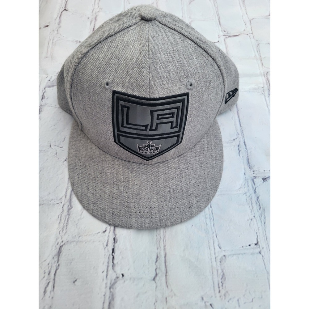 New Era 9FIFTY Los Angeles Kings Snapback Hat Grey Heather NHL‎ Hockey Cap Mens